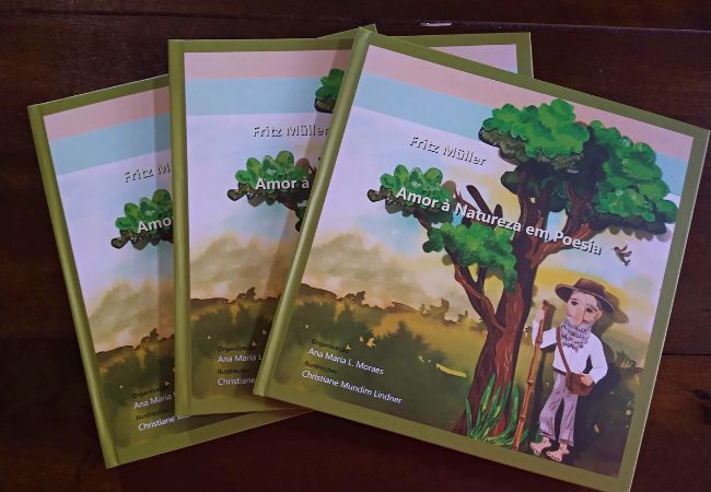 Livro infantil com poemas de Fritz Müller será lançado em Blumenau nesta quarta-feira