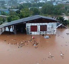 Chuvas intensas atingem municípios no Oeste de Santa Catarina