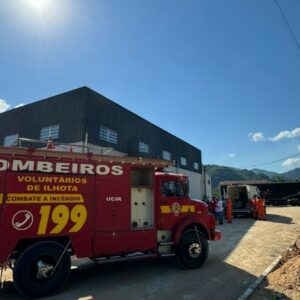 Foto: Corpo de Bombeiros Voluntários de Ilhota/Divulgação.