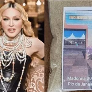 Areia do show de Madonna no RJ é vendida em site estrangeiro
