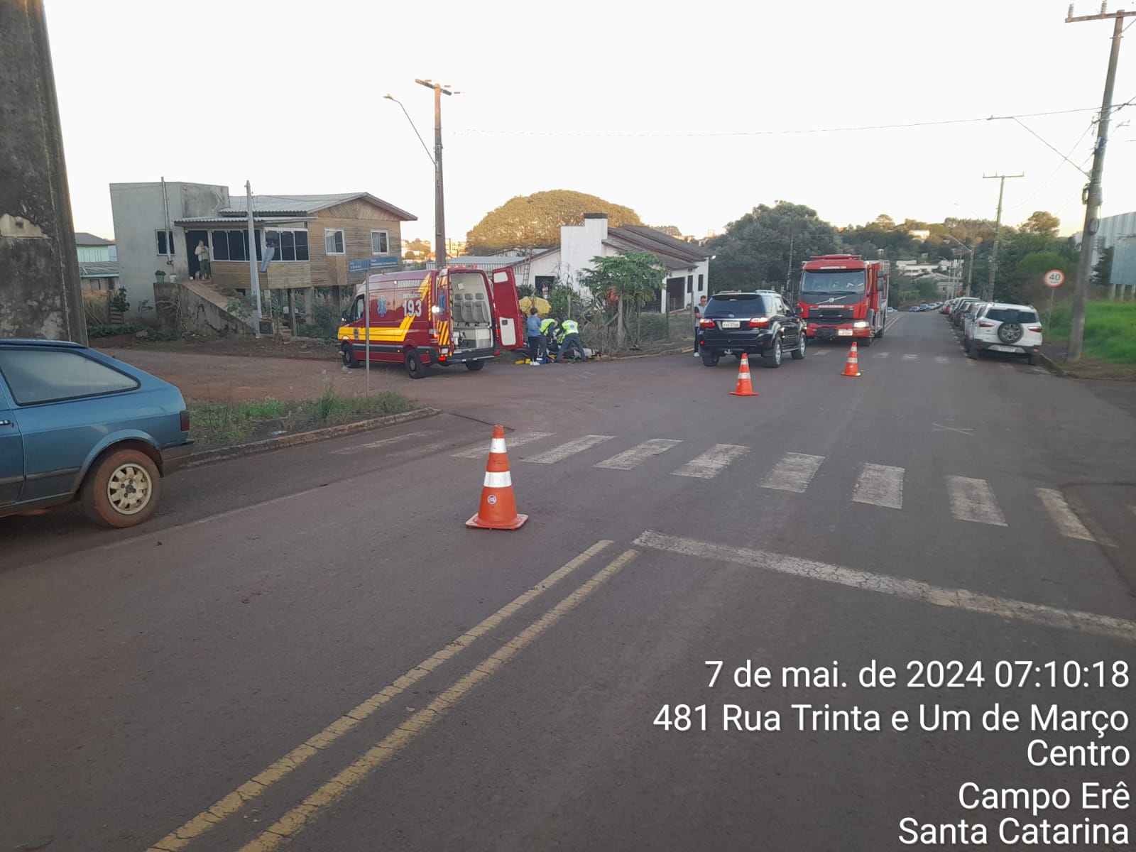 Imagens: Corpo de Bombeiros / Divulgação