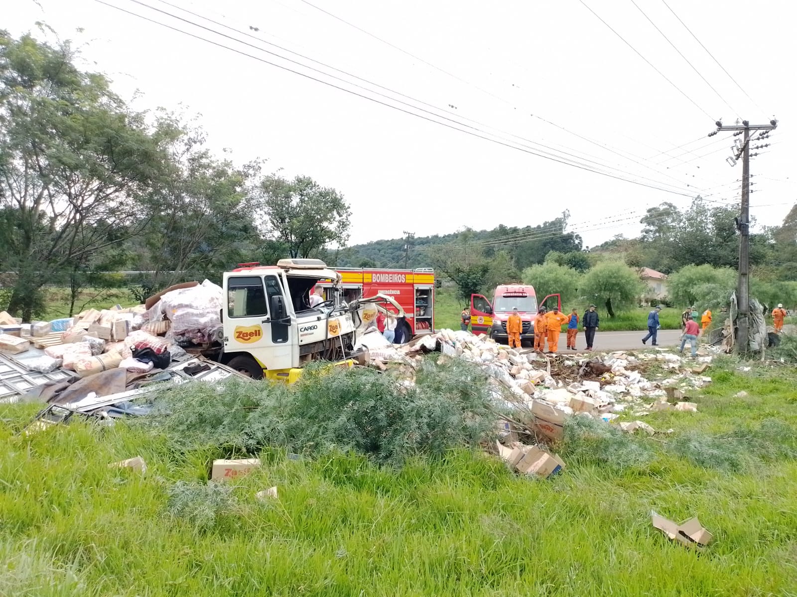 Imagens: Corpo de Bombeiros/Divulgação