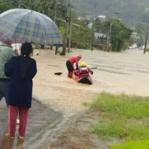 Rio do Sul registra ocorrências devido às fortes chuvas; abrigos são abertos