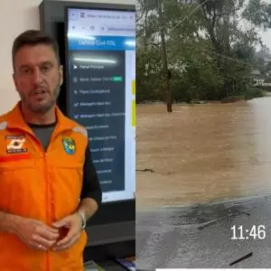 Rio do Sul registra ocorrências devido às fortes chuvas; abrigos são abertos