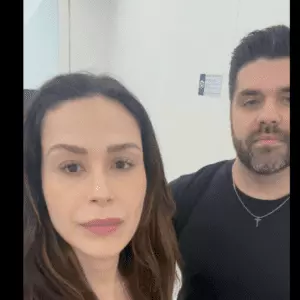 Nadja Haddad e Danilo