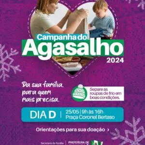 Chapecó anuncia data de lançamento da Campanha do Agasalho; confira
