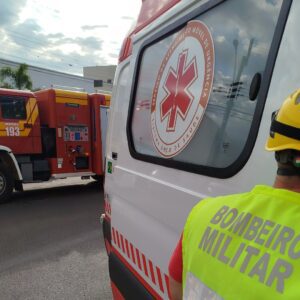 Idoso é atropelado no centro de Maravilha e mobiliza bombeiros | Foto: Corpo de Bombeiros/Divulgação