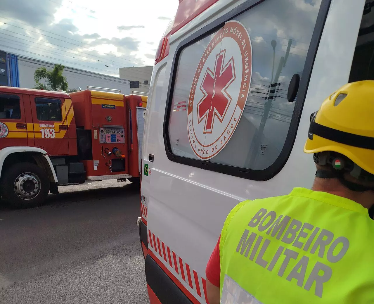 Idoso é atropelado no centro de Maravilha e mobiliza bombeiros | Foto: Corpo de Bombeiros/Divulgação