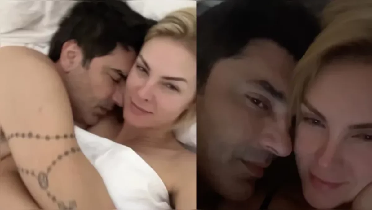 Vídeo de Ana Hickmann y Edu Guedes en la cama