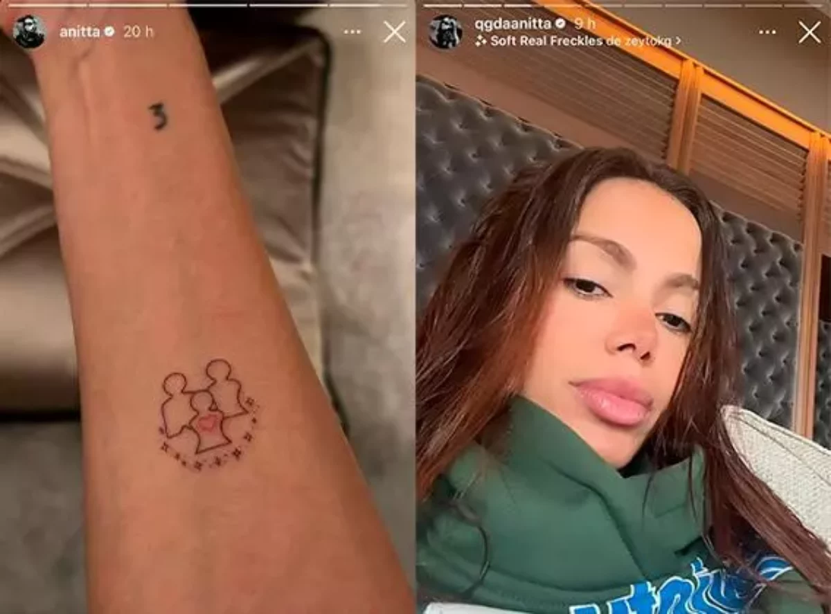 Anitta faz nova tatuagem e significado chama atenção; confira