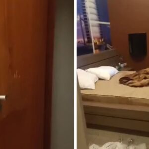 Entre tapas e beijos: Casal briga e quebra tudo em quarto de motel | Imagem: Reprodução/Portal UOL.