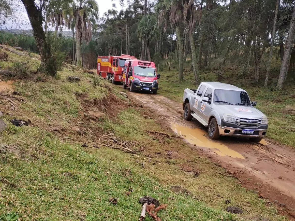 Corpo de idoso é encontrado em açude. | Foto: CBMSC