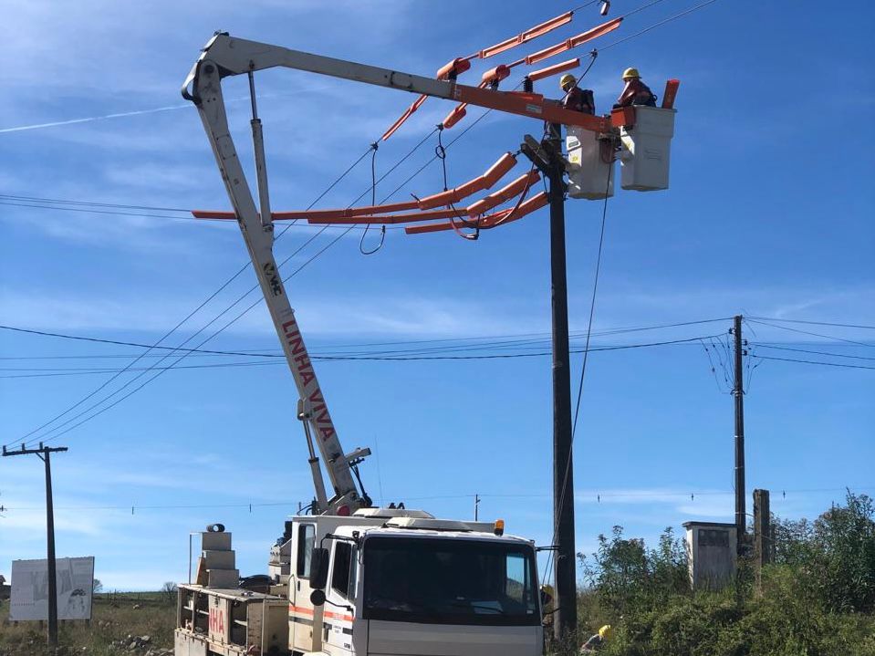 Obra realizada através de investimentos feito pela Celesc. | Foto: Celesc