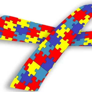 Foto: Ilustração/Símbolo Autismo, via Agência Brasil 
