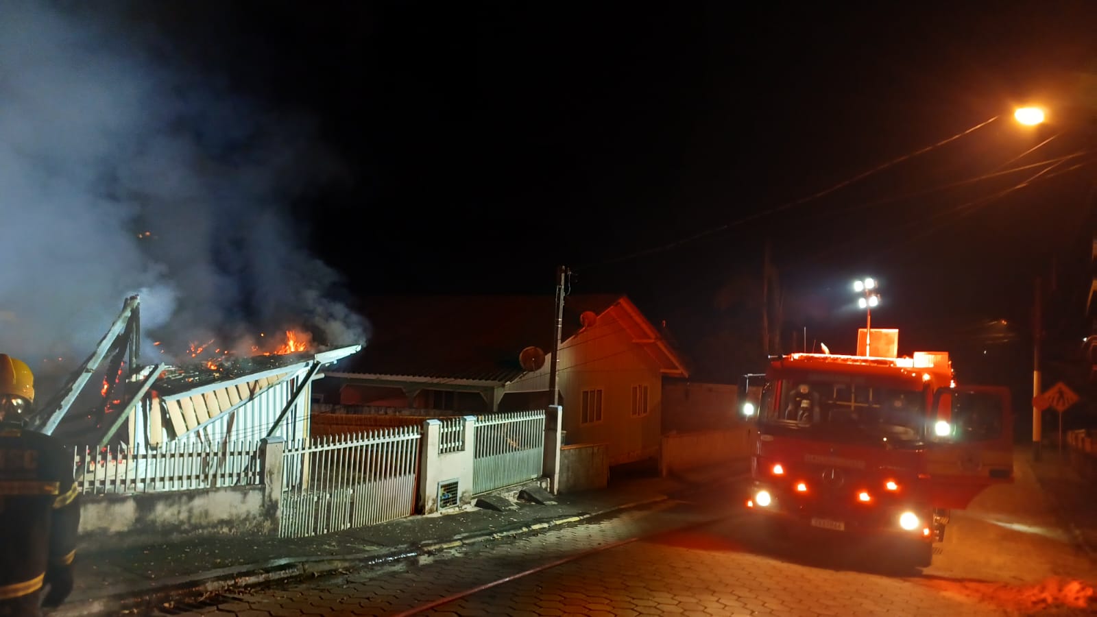 Foto: Corpo de Bombeiros/Divulgação.