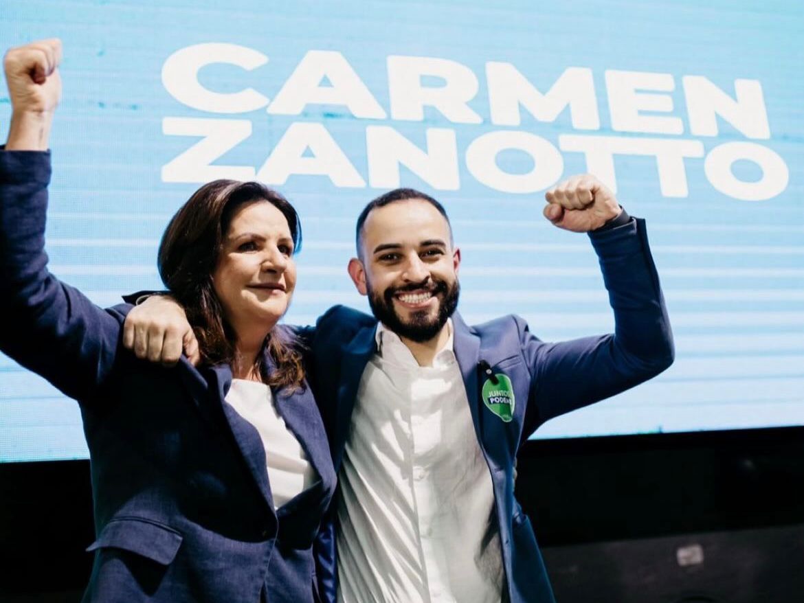 Carmen Zanotto (Cidadania) e Jair Junior (Podemos). | Foto: divulgação