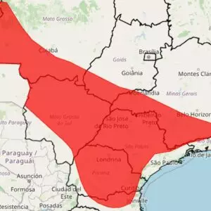 Grande perigo: Inmet alerta onda de calor em estados; veja a previsão | Imagem: Inmet