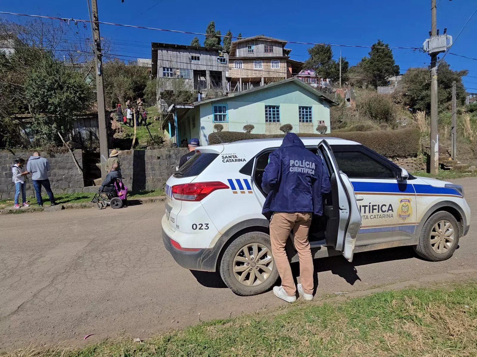 Homem morre após confronto com a Polícia em São Joaquim. | Foto: divulgação