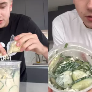 Sucesso de receita no TikTok faz Islândia ficar sem estoque de pepino | Imagem: TikTok/Reprodução