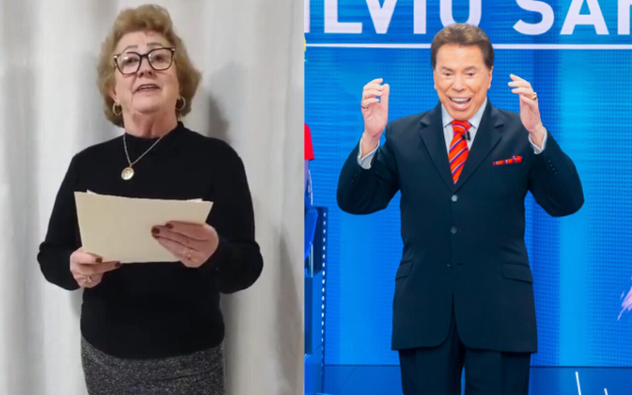 Marli Marlene, fã de Silvio Santos. Foto 1: SCC10 | Foto 2: SBT