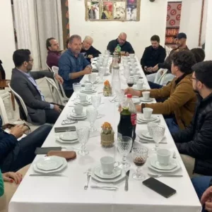 A primeira reunião para debater a frente de esquerda, realizada na quarta-feira (31). Foto: Divulgação.