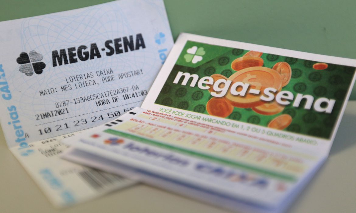 Bilhetes de aposta da mega-sena. | Foto: Tânia Rêgo/Agência Brasil