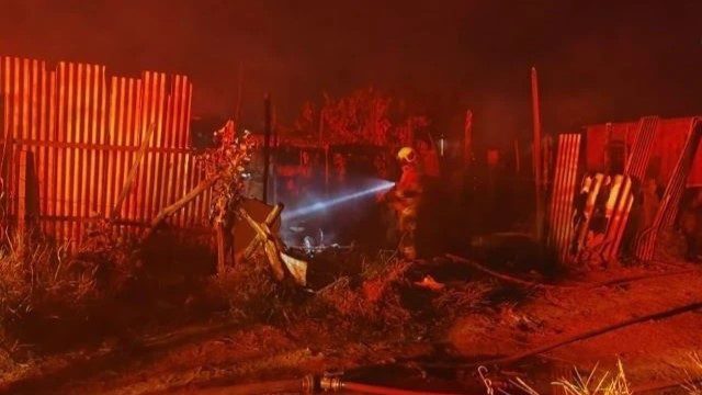 Três crianças morrem carbonizadas em residência | Foto: CBMDF