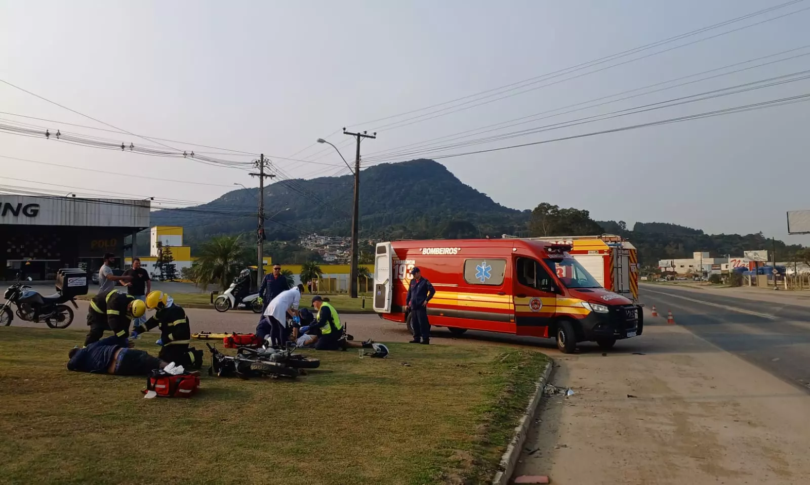 Foto: Corpo de Bombeiros/Divulgação.