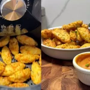 Sobrou arroz? Aprenda a fazer bolinho na air fryer