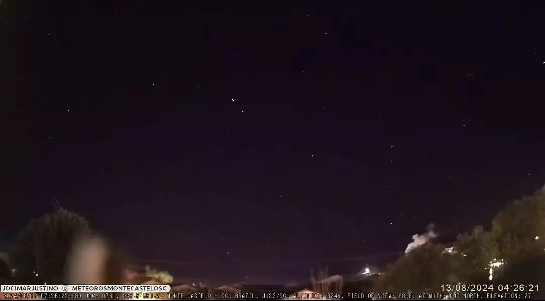 Imagem: Meteoros Monte Castelo SC