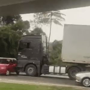 Fim de tarde com fila quilométrica após acidente na Capital