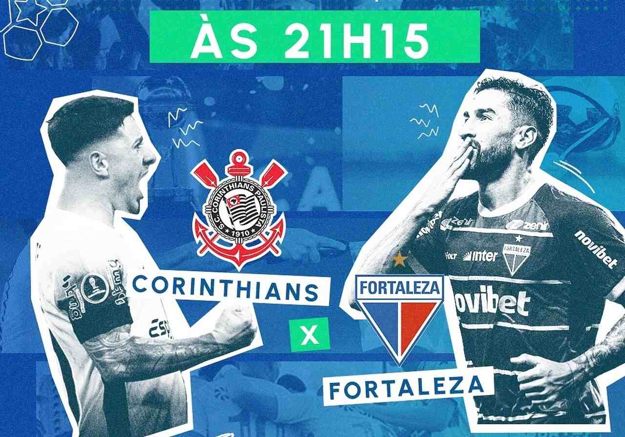 Corinthians x Fortaleza: SBT Transmite Jogo Decisivo da Sul-Americana | Arte: SCC SBT