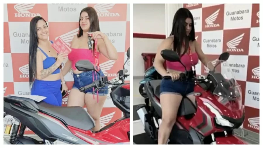 Irmãs têm moto de R$ 34 mil roubada 10 minutos após deixarem concessionária | Foto: Reprodução/Redes sociais e UOL