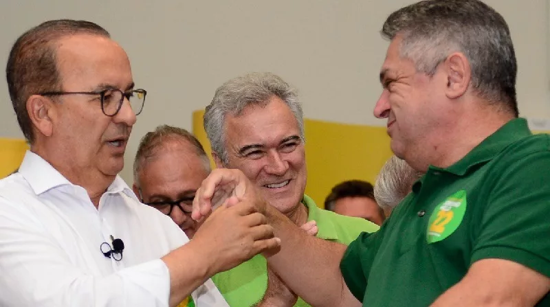 O governador Jorginho Mello e o prefeito João Rodrigues quando o clima era de parceria plena. | Foto: Divulgação