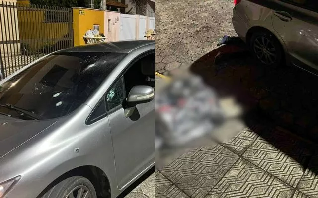 VÍDEO: tiroteio deixa três mortos e um ferido no Litoral Norte de SC | Foto: Repdodução / PMSC