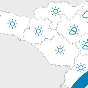 Confira a previsão do tempo em Santa Catarina. - Foto: DCSC/Reprodução