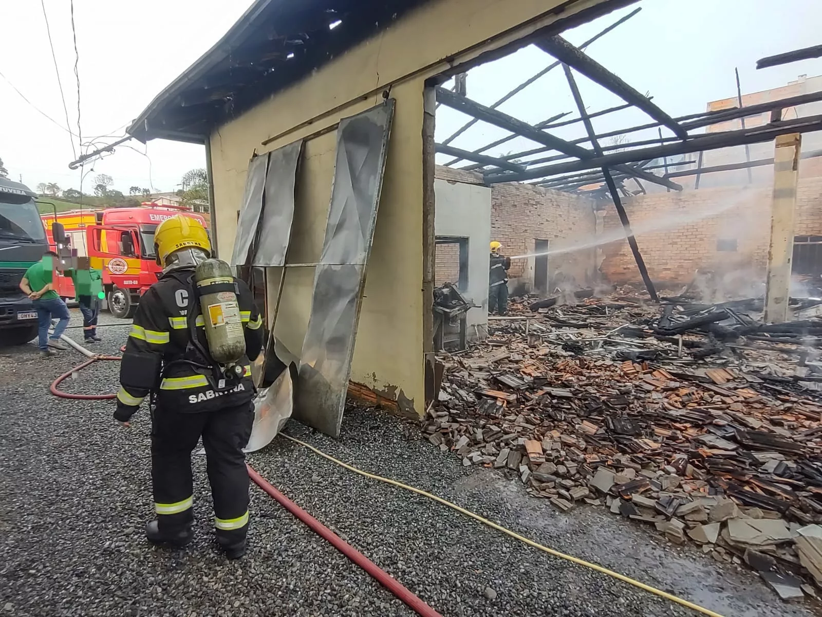 Imagem: Corpo de bombeiros