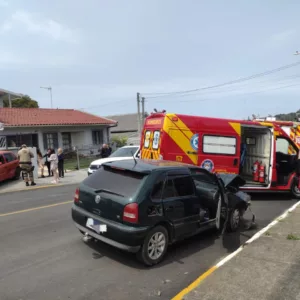 Acidente deixa criança de 5 anos ferida no Norte de SC