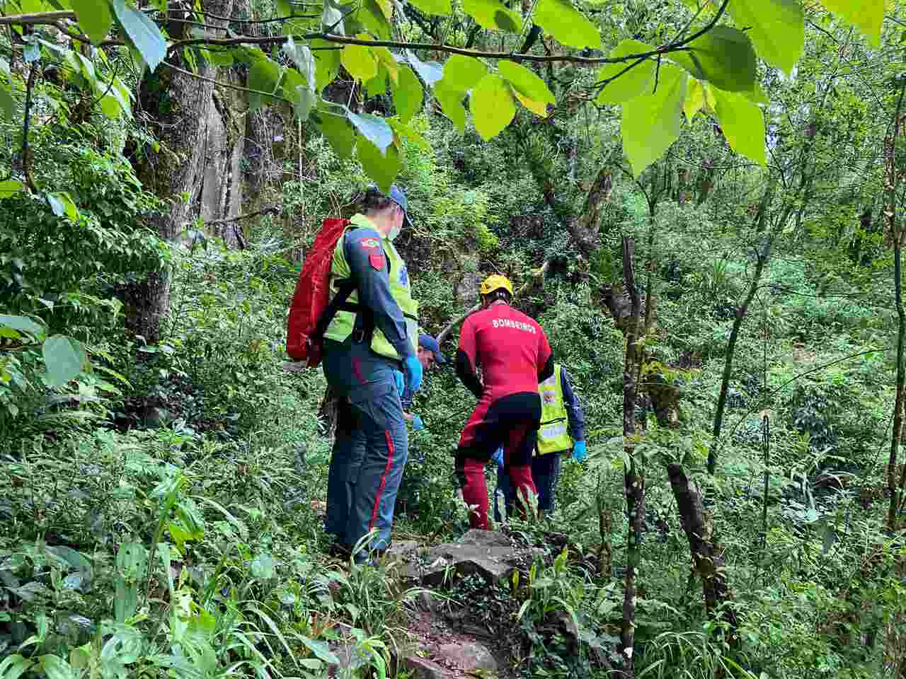 Cadáver é encontrado dentro de rio em Videira | Foto: CBMSC