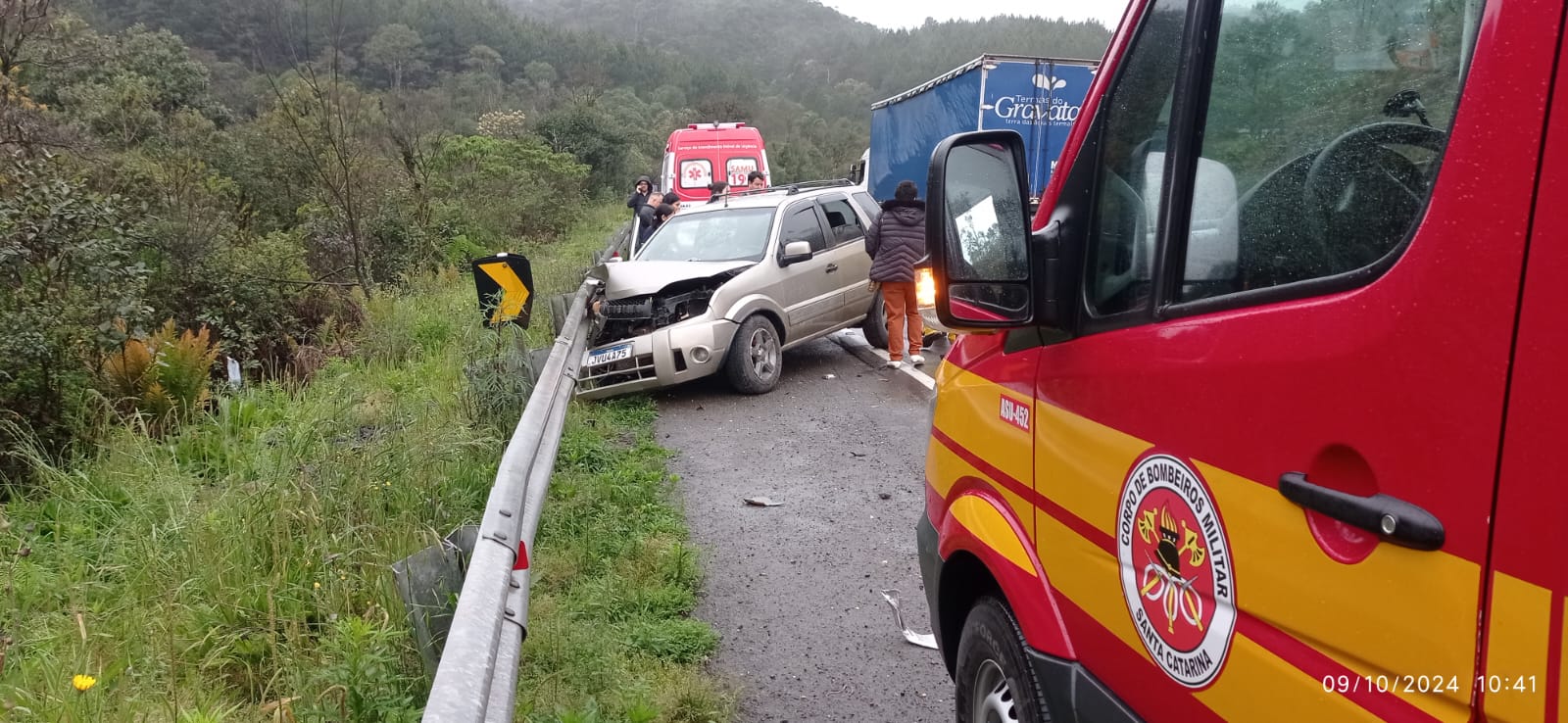 Foto: Corpo dos Bombeiros