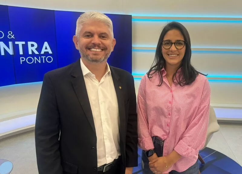 O prefeito eleito, deputado Egidio Ferrai (PL), e a futura secretária Maria Luiza Fusinato. Roberto Azevedo/SCC10