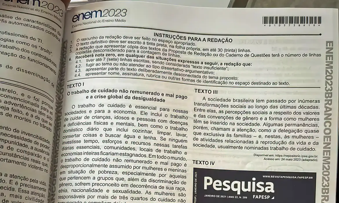 Foto: Inep/Divulgação, via Agência Brasil 