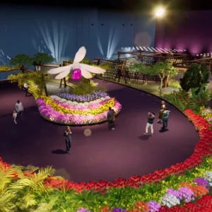 Projeto paisagístico da exposição deste ano | Foto: divulgação