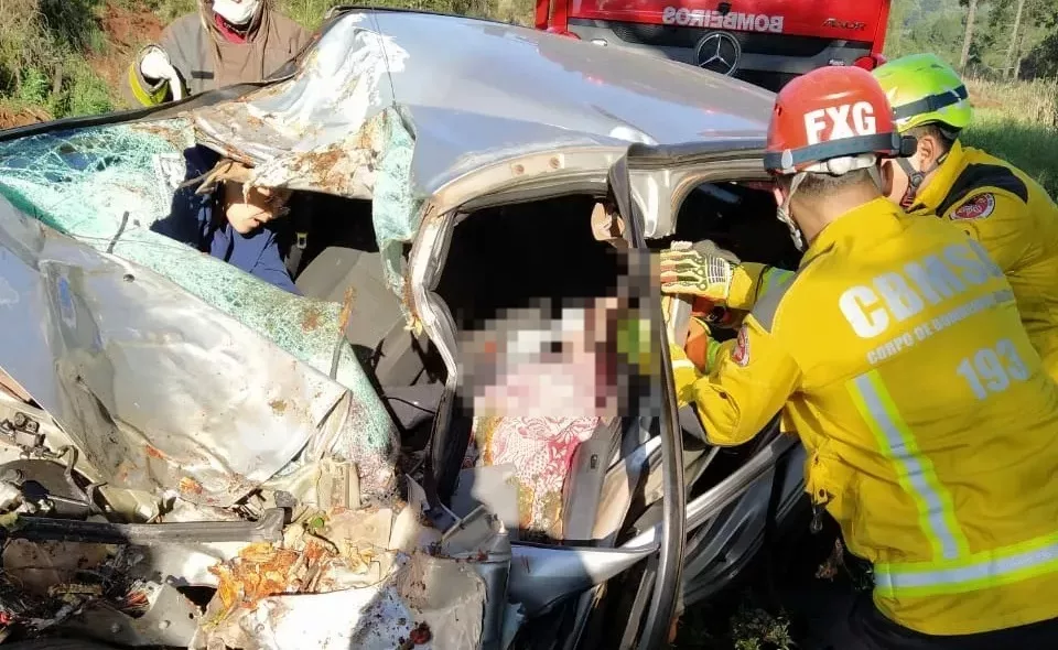 Imagem: Corpo de Bombeiros/Reprodução