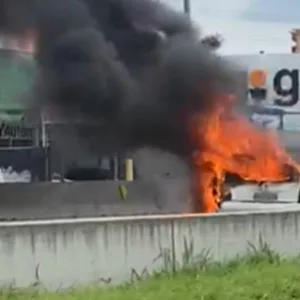 Ação de facção criminosa gera filas quilométricas na BR-101 | Foto: Lais Arceno / Cedida ao SCC10