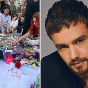 Liam Payne é homenageado por fãs em Florianópolis. - Foto: Imagem Cedida ao SCC/Reprodução/Montagem