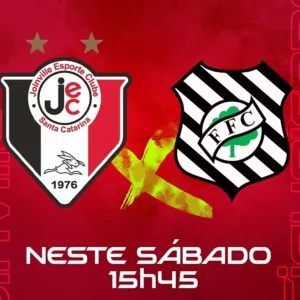 Joinville e Figueirense se enfrentam neste sábado pela Copa SC de Futebol Meridianbet 2024