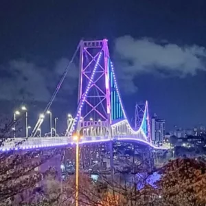 Iluminação cênica da Ponte Hercílio Luz pode ser inaugurada no Natal; saiba mais | Foto: Ricardo Nishida / Cedida ao SCC10