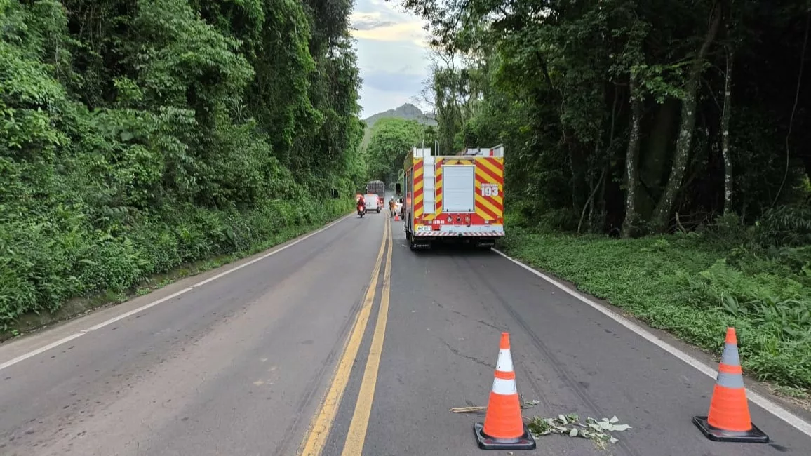 Homem morre após sofrer acidente de moto no Oeste de SC | Foto: CBMSC