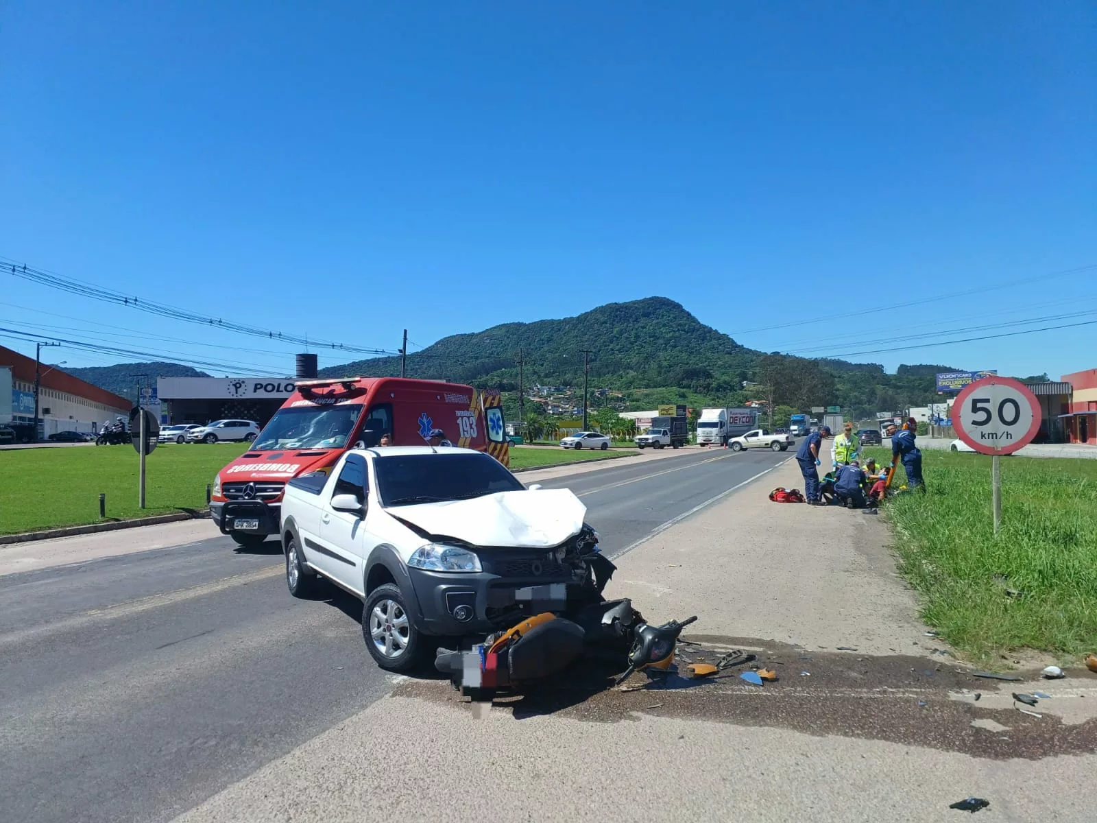 Foto: Corpo de Bombeiros/Divulgação.